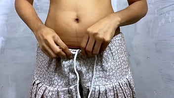 Bathroom encounter with a tight Indian housewife's pussy