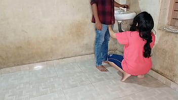 Indian plumber fulfills his fantasy with a horny bhabhi in various positions